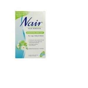  Nair Hair Remover Soothing Wax Kit: Health & Personal Care