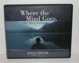 Joyce Meyer Where the Mind Goes, The Man Follows 5 CDs  