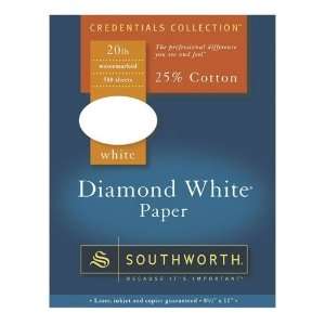    SOU3122410   Diamond White Watermarked Paper