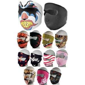    Zan Headgear Neoprene Reversible Face Masks Demon: Automotive