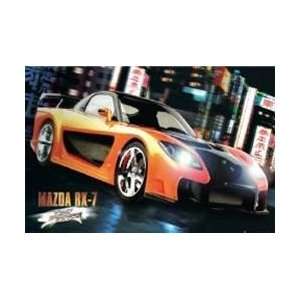 Movies Posters Fast and Furious   Tokyo Mazda RX7   61x91cm  