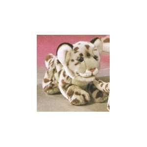  Realistic 9 Inch Plush Snow Leopard Cub By SOS: Toys 
