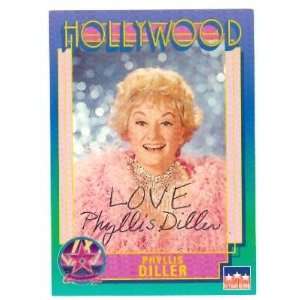 Phyllis Diller Autographed Hollywood Walk of Fame Trading 