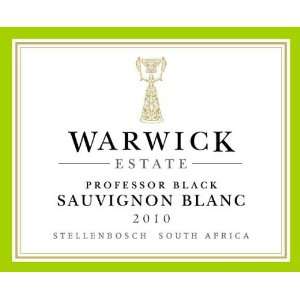  Warwick Estate Professor Black Sauvignon Blanc 2010 