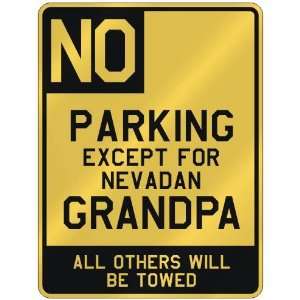   FOR NEVADAN GRANDPA  PARKING SIGN STATE NEVADA