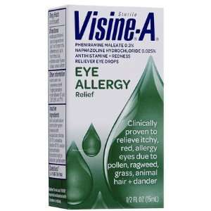 Eye Allergy Relief, Antihistamine & Redness Reliever Eye Drops 