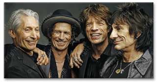 Rolling Stones Original Rare new CANVAS ART PAINTING  