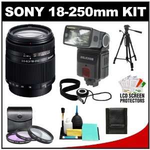  Sony Alpha DT 18 250mm f/3.5 6.3 Zoom Lens with Digital 