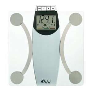 BARNES & NOBLE  Weight Watchers Glass Body Analysis Scale by Conair 
