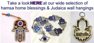 24k Gold Plated Lucky Turquoise Hamsa Jewish Kabbalah Evil Eye Israel 