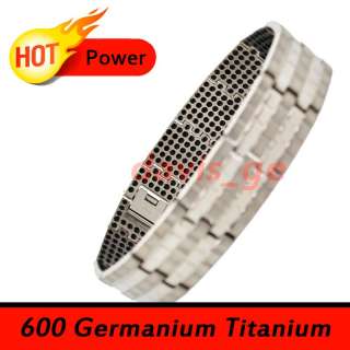 Mans Ultimate 600 Germanium Titanium Energy Bracelet Balance birthday 