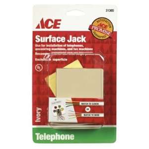  Ace Modular Surface Phone Jack (31365) Electronics