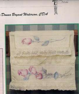 ACRYLICS VICTORIAN ENCHANTMENT TOWEL SET BY DONNA BRYANT WATERSON MA 