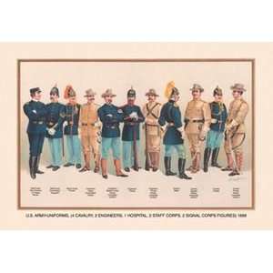  Uniforms (4 Cavalry, 2 Engineers, 1 Hospital, 2 Staff, 2 