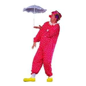  Adult Polka Dot Clown Costume Plus Size (42 50 