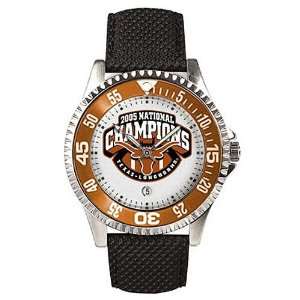  Champions Mens Competitor Watch W/Leather Band: Sports & Outdoors