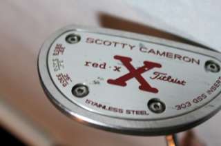   Cameron Red X 303 GSS Insert Mallet Putter 34 Golf Club #0000  