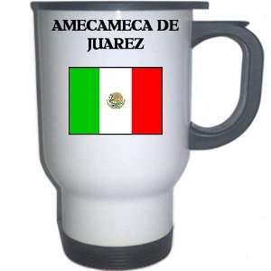  Mexico   AMECAMECA DE JUAREZ White Stainless Steel Mug 