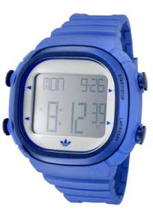 Adidas Watch ADH2108 Mens Digital Multi Function Blue Polyurethane 