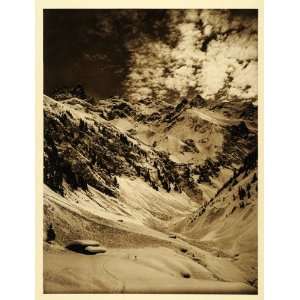  1924 Einodsbach Allgau Alps Germany Bavaria Swabia Peak 