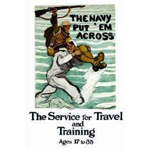 The Navy put em across The service for travel and training, ages 17 to 