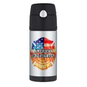  Thermos Travel Water Bottle American Firefighter 