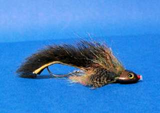 FISH SKULL SCULPIN HEAD 8 PACK Size SMALL Color BROWN fly tying minnow 