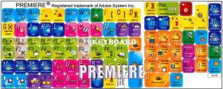 Adobe Premiere keyboard stickers  