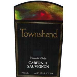 2002 Townshend Cellars Cabernet Sauvignon 750ml Grocery 
