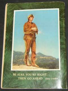 WALT DISNEY Davy Crockett #1   Fess Parker Photo Cover  