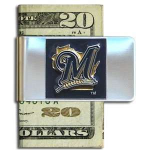  Milwaukee Brewers MLB Large Money Clip: Sports & Outdoors