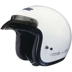  HJC CS 5 Open Face Motorcycle Helmet White Small 