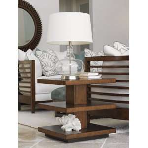    Tommy Bahama Home Ocean Club Lagoon Lamp Table: Home & Kitchen