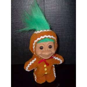    4 1/2 Gingerbread Man Christmas Troll by Russ Toys & Games