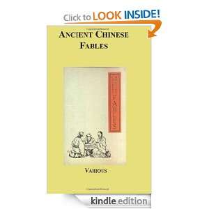 Ancient Chinese Fables Xianyi Yang  Kindle Store