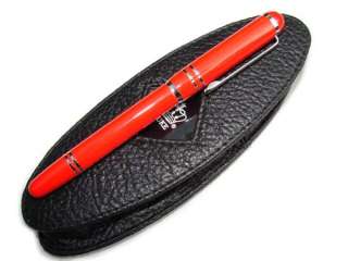 D116 Duke Red Gentleman Fountain Pen  leather Pen Case  