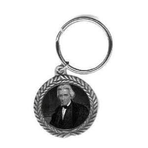  President Andrew Jackson Pewter Key Chain: Office Products