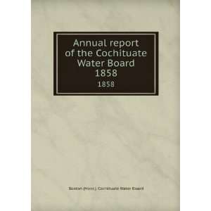   Water Board. 1858 Boston (Mass.). Cochituate Water Board Books