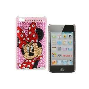  Crystal Minnie Pattern Skin Cover/Case for Apple iPod 