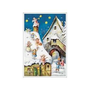  Musical Angels Advent Calendar Card ~ Germany Office 