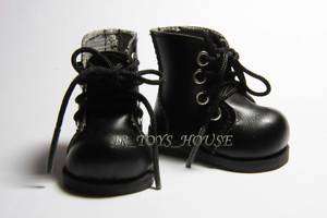 Black Boots D31 fits Yo SD AI Dz BB Volks Super Dollfie  