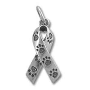  Animal Abuse Awareness Ribbon Charm: Office Products
