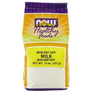  NOW Foods Non Fat Dry Milk, 14 oz (Quantity of 5) Health 