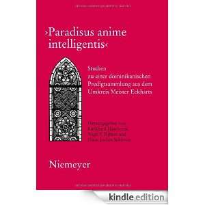 Paradisus anime intelligentis (German Edition) Burkhard Hasebrink 