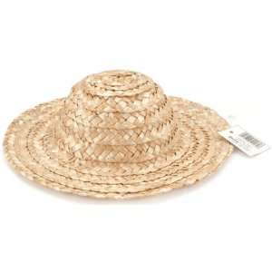  Round Top Straw Hat 12 Natural: Arts, Crafts & Sewing