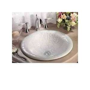   Self Rimming Cast Iron 18 Bathroom Sink Vapour Pink