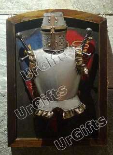 Medieval Knight Armor Vintage Hand Made Metal Decor AL  