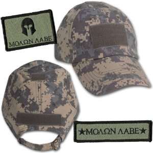  ACU Tactical Cap and Molon Labe Patch Combo: Arts, Crafts 