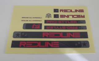   Redline BMX Sticker Decal Set Complete Redline Prostyler Old School