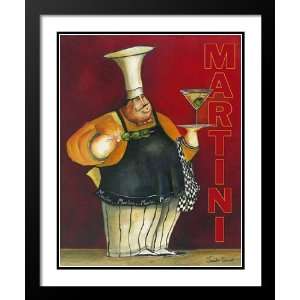 Jennifer Garant Framed and Double Matted Art 25x29 Martini For You